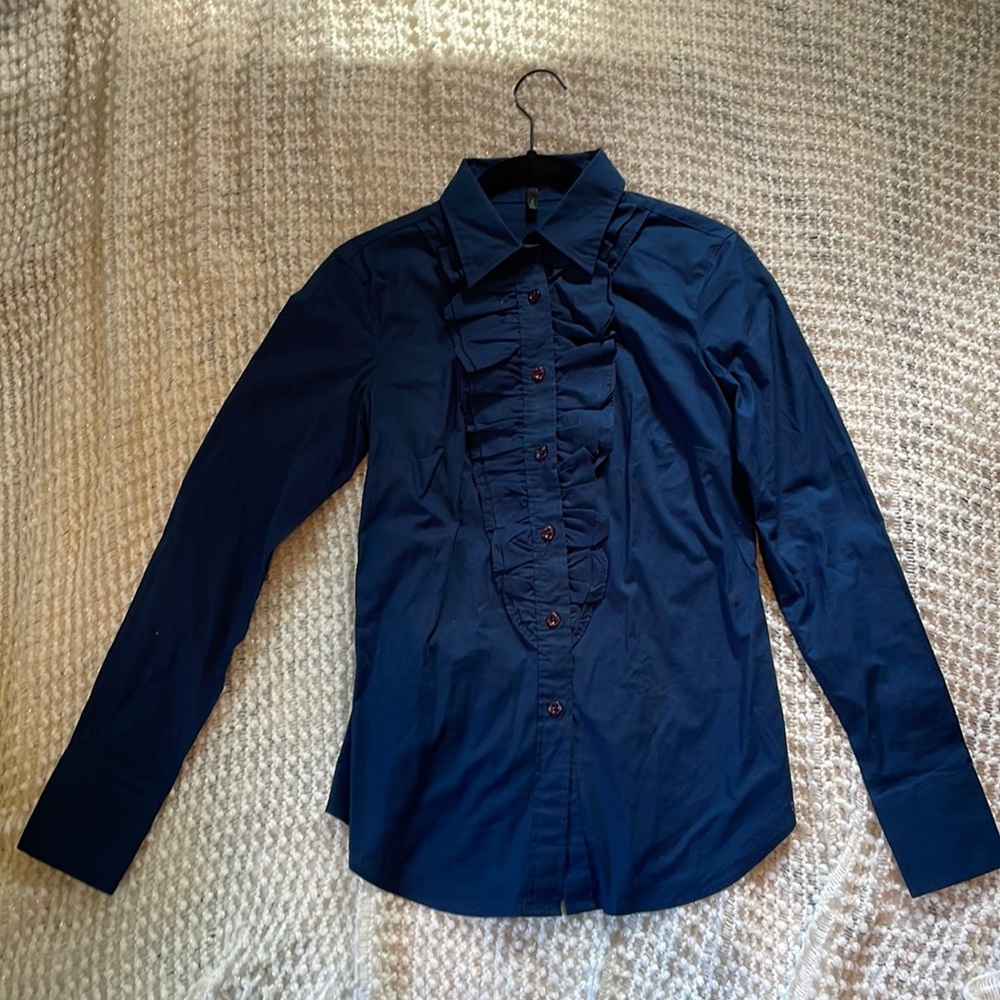 Benetton navy shirt, never worn